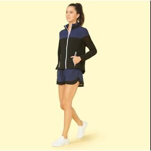 Summersalt The Beyond The Lounge Chair Windbreaker Colorblock Zip Up Jacket S